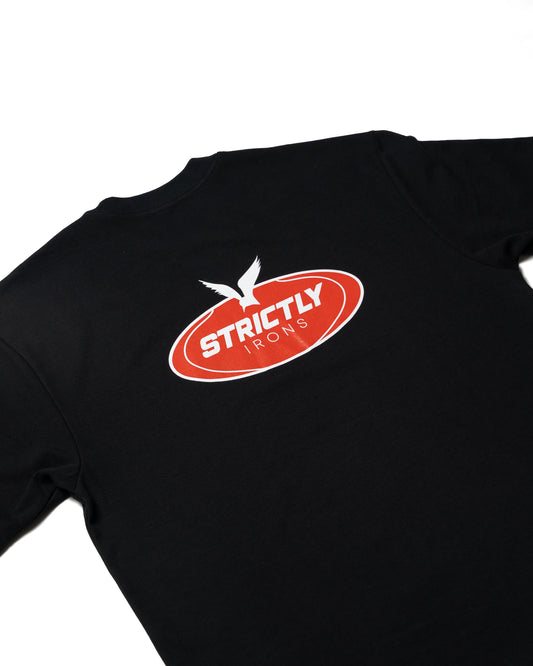 Strictly Irons Tee - Black / Red