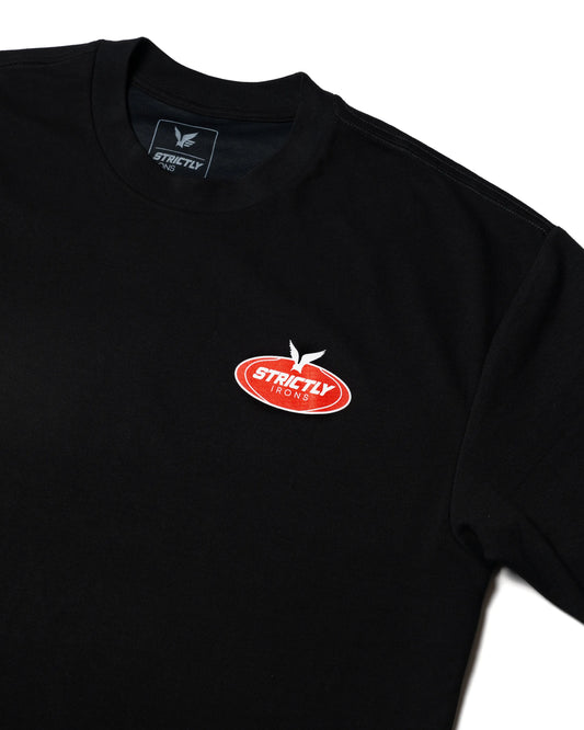 Strictly Irons Tee - Black / Red